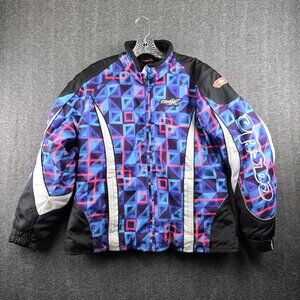 Castle X Charm Jacket Womens XL Multicolor Ski Snowmobile Puffer Insulated
